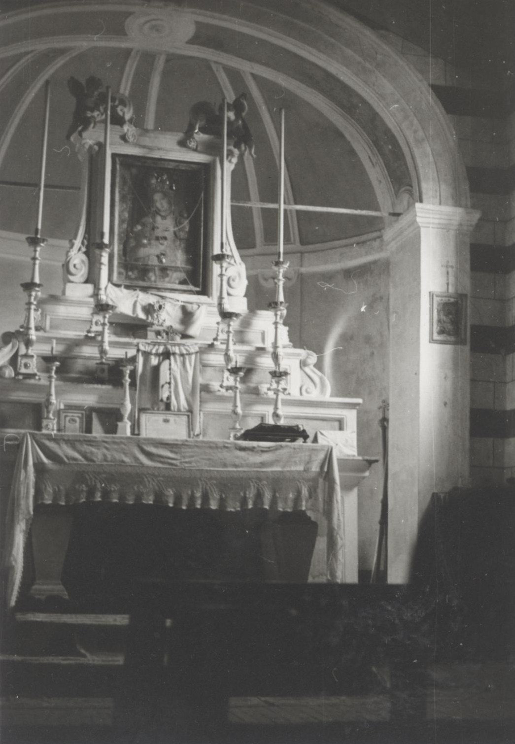 S. Giusto 1962, Chiesa (foto di Sergio Micheli) 