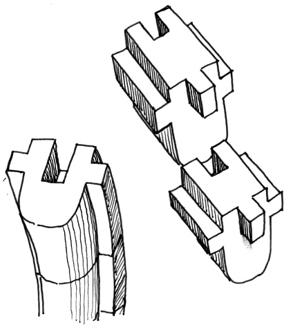 Il Muratore fig. 2 - disegno di Luciano Scali