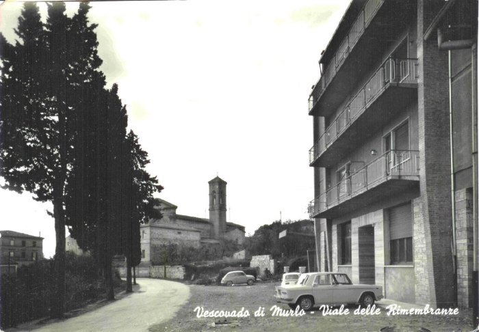 Cartolina Cipressi Rimembranza anni 60