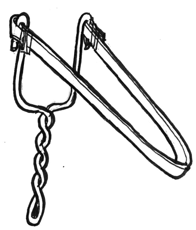 Schizzetto con fil di ferro - disegno di Luciano Scali