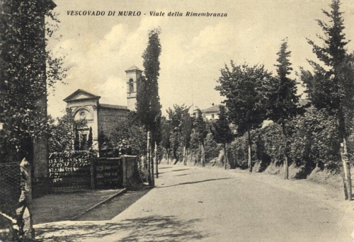 Vescovado, via delle Rimembranze nel 1959