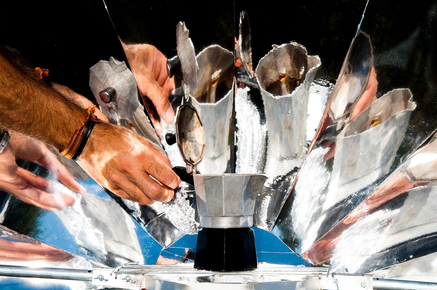 Caffè solare a Blu Etrusco (foto F. Cappelli)