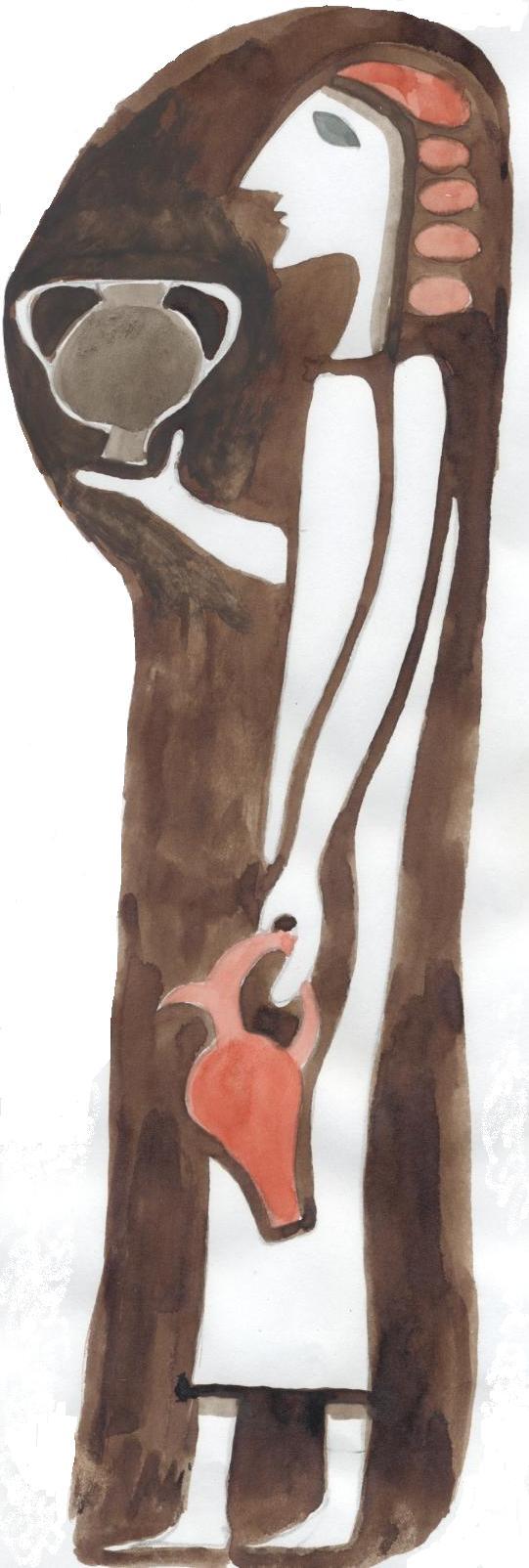 Sima Banchetto - disegno di Luciano Scali