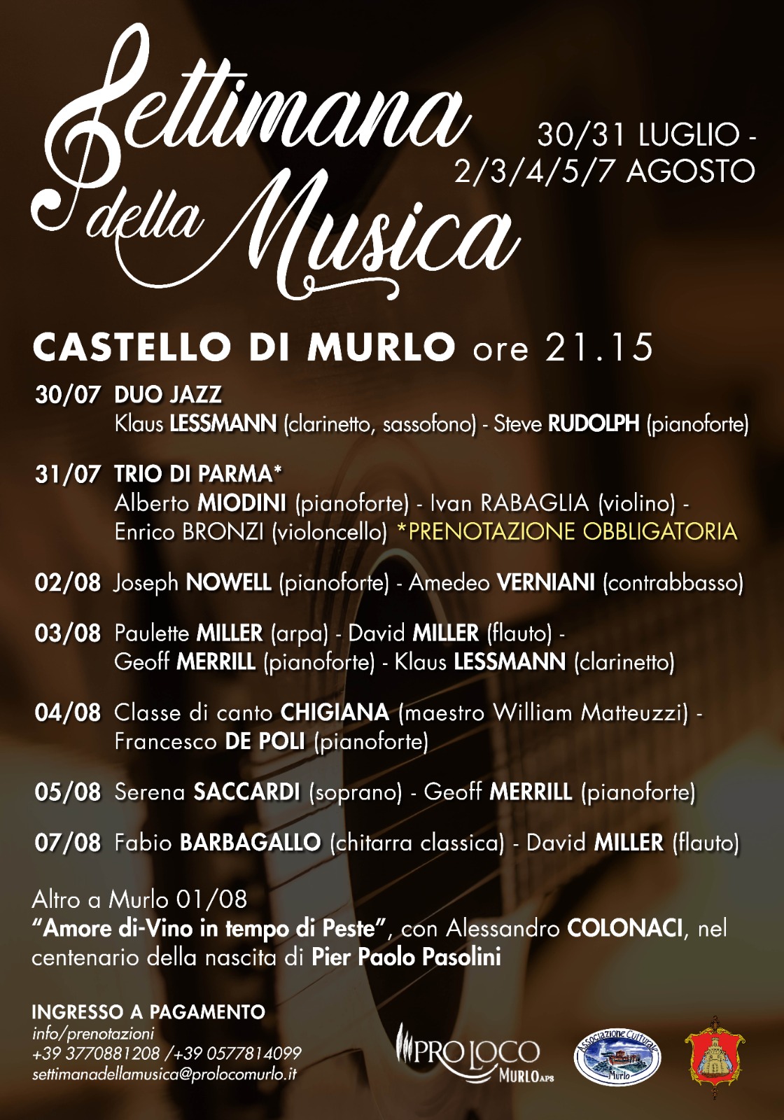 XXI Settimana della Musica a Murlo