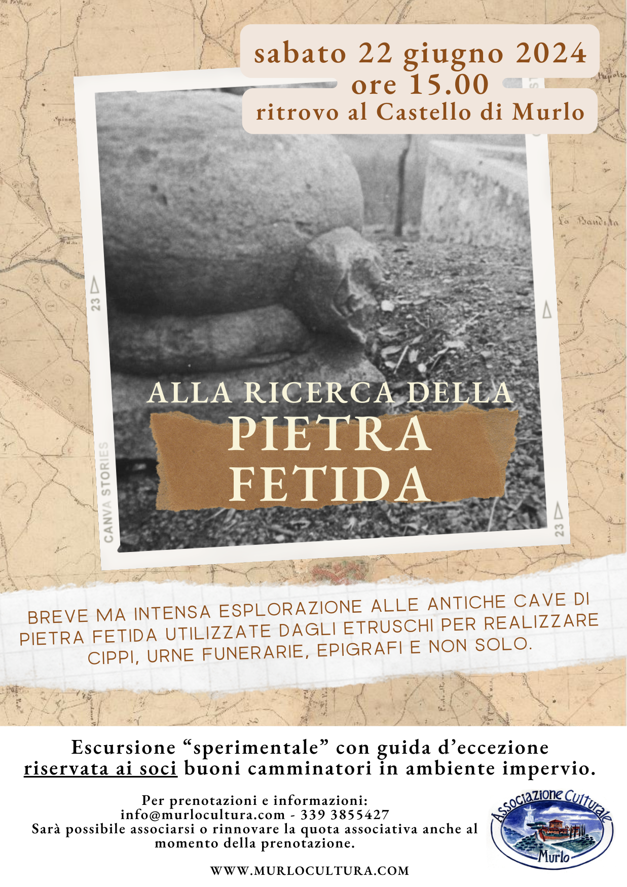 Alla ricerca della Pietra Fetida . sabato 22 giugno 2024
