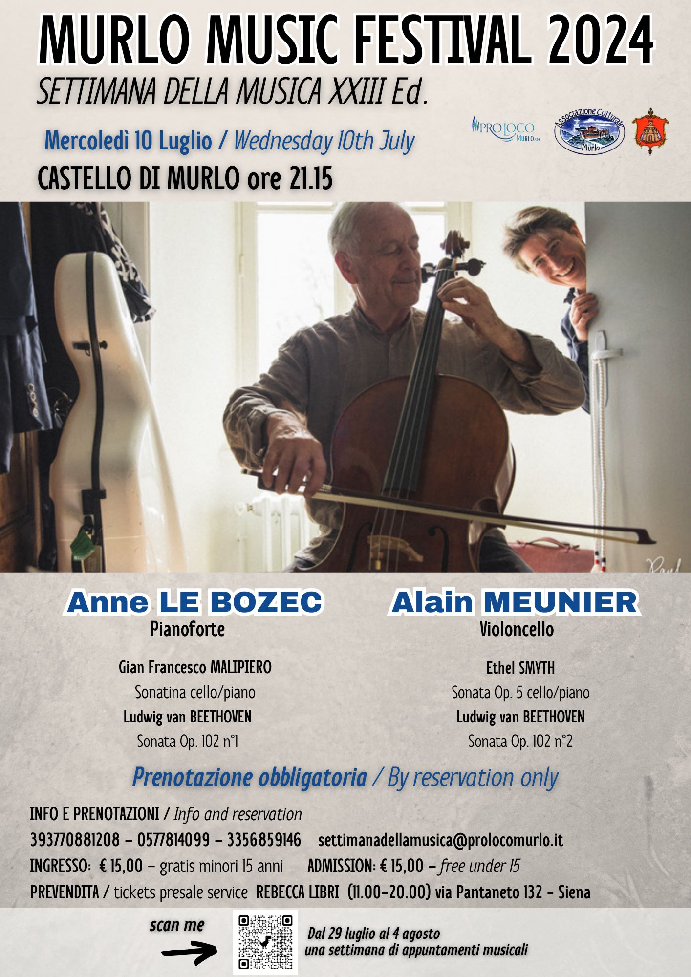 Settimana della Musica2024 . Anteprima