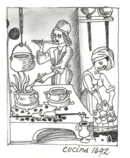 Immagini di cucina del 1492