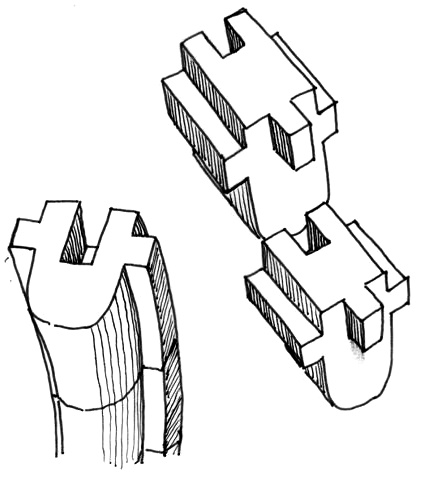 Il Muratore fig. 2 - disegno di Luciano Scali