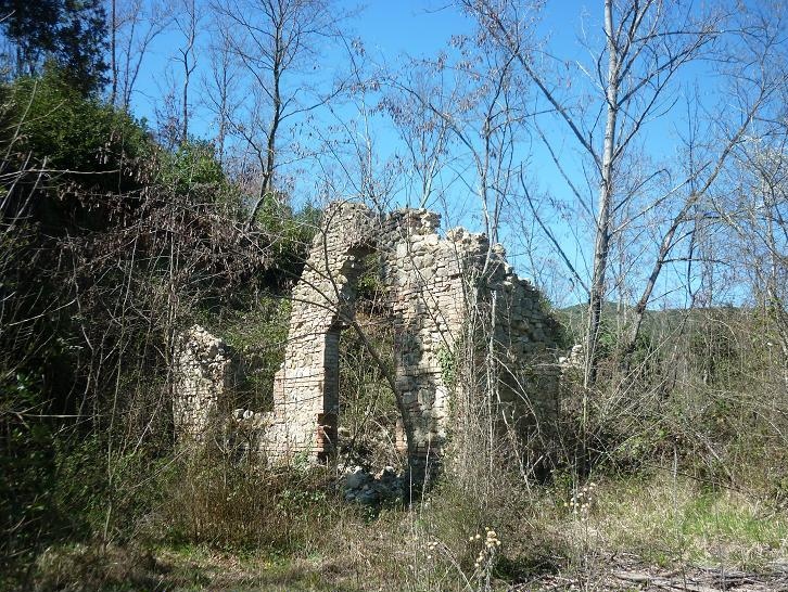 Il locale degli argani nell'aprile 2010