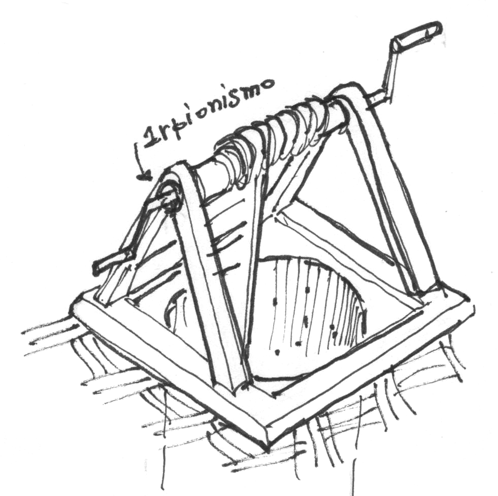 Verricello -  disegno di Luciano Scali