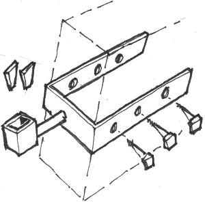 Forcella porta chiave