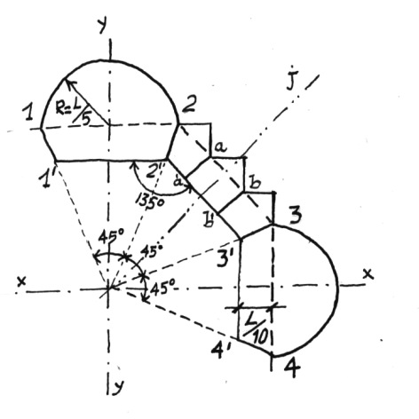 Pilastro composito: le nervature - disegno di Luciano Scali