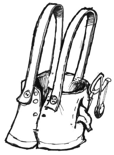 Calzoni con dande  - disegno di Luciano Scali