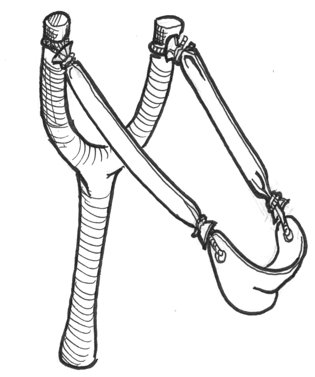 Lo schizzetto o mazzistrombola - disegno di Luciano Scali