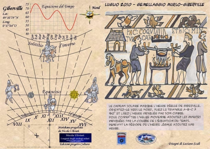 Meridiana di Nicola Ulivieri - lato Giberville