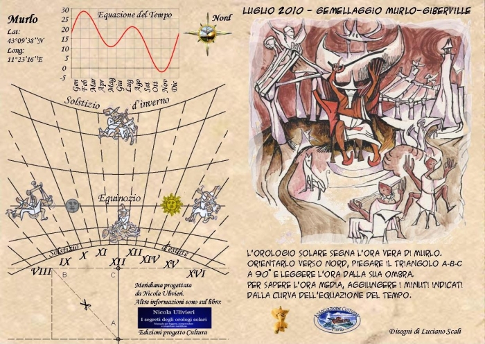 Meridiana di Nicola Ulivieri - lato Murlo