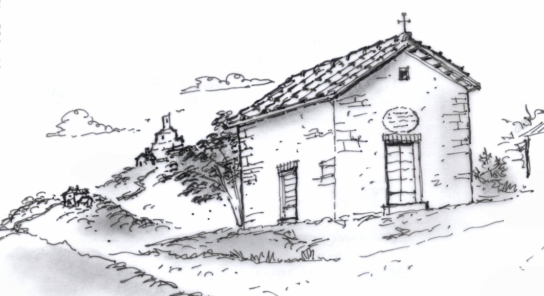 La chiesa di S.Pietro d'Alcantara - Ricostruzione grafica di L. Scali