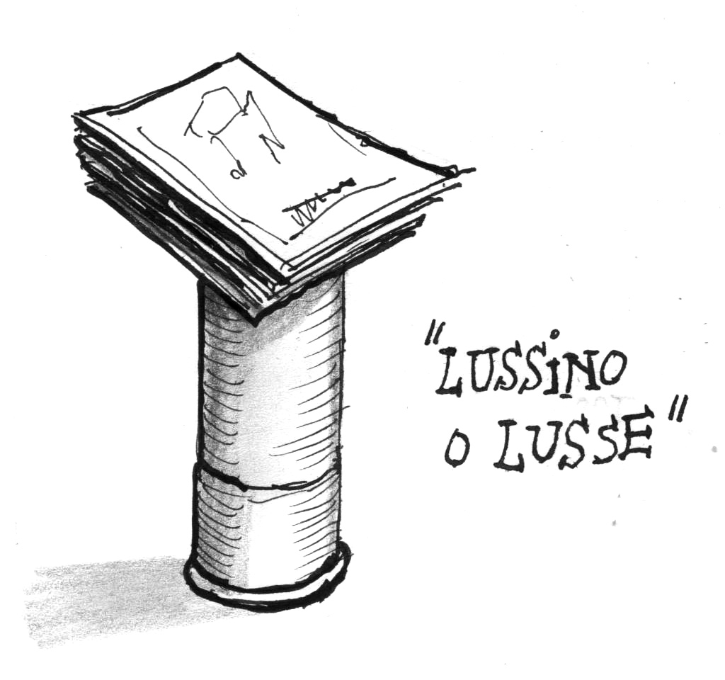 Lussino - disegno di Luciano Scali