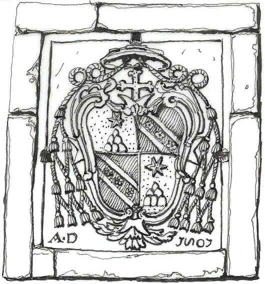 Lo stemma dell''arcivescovo Anton Felice Chigi-Zondadari