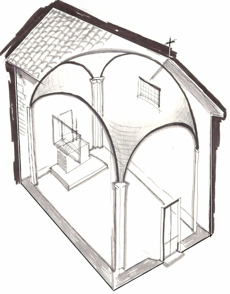 Cappella di Santa Caterina alle Ruote della Cucculeggia - Rappresentazione della volta