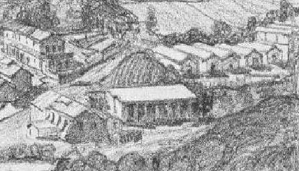 La centrale termica in un disegno di Dario Neri
